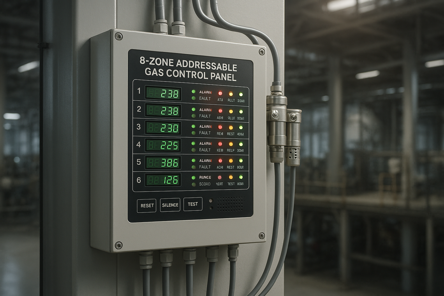 Top 5 Benefits of Using an 8-Zone Addressable Gas Control Panel in Industrial Applications