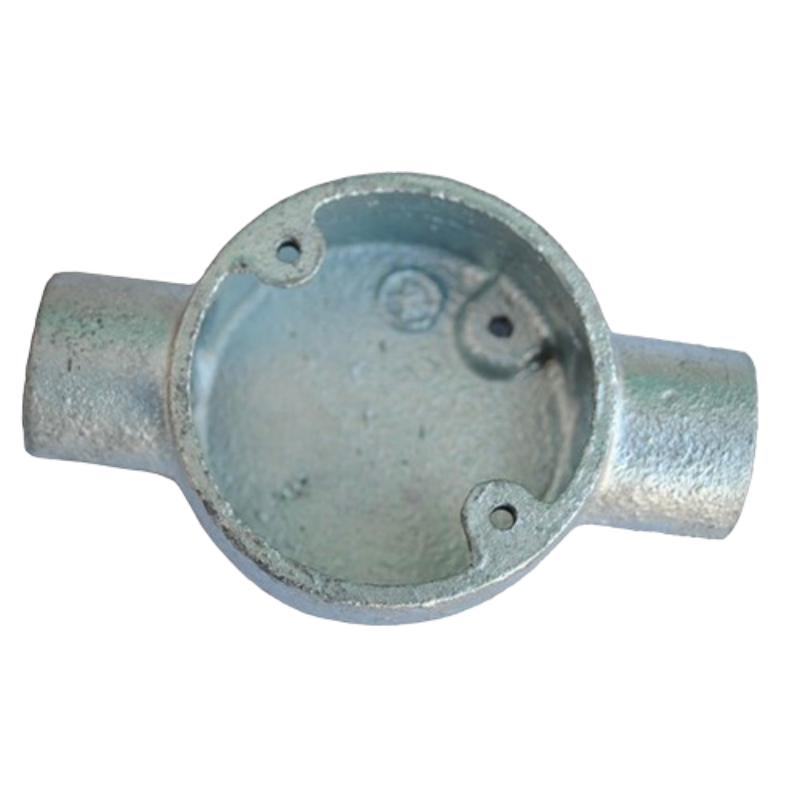 JUNCTION BOX GI 2WAY ROUND 20MM