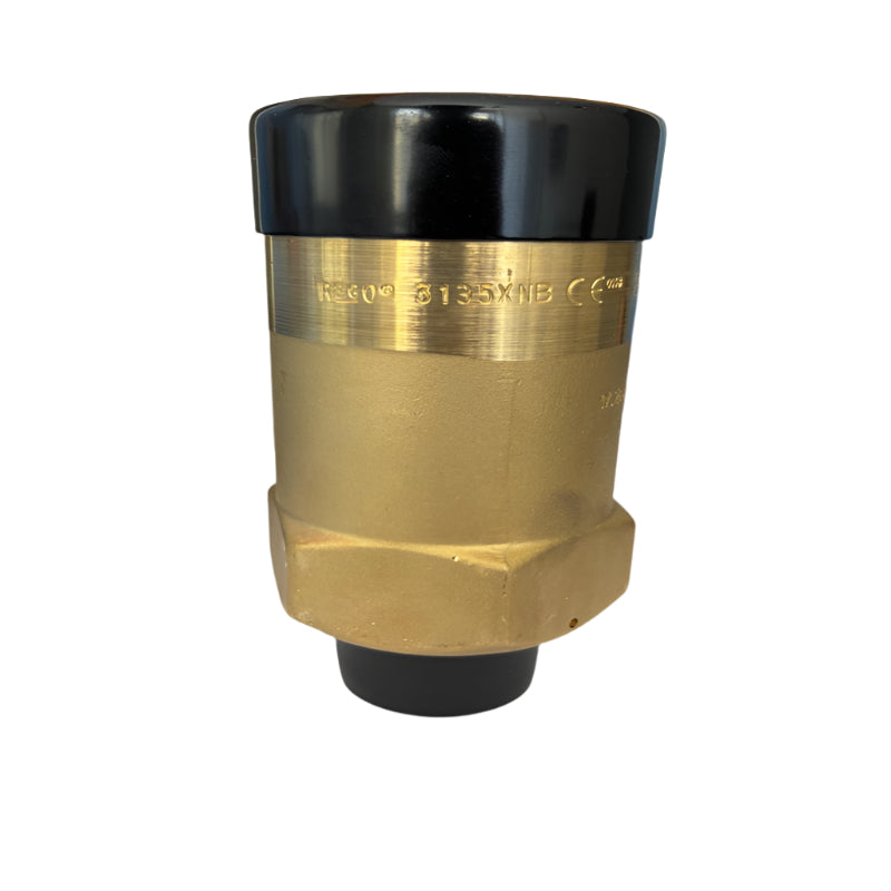 SAFETY RELIEF VALVE EXTERNAL POP ACTION 250PSI 1-1/4" M.NPT BRASS REGO 3135G