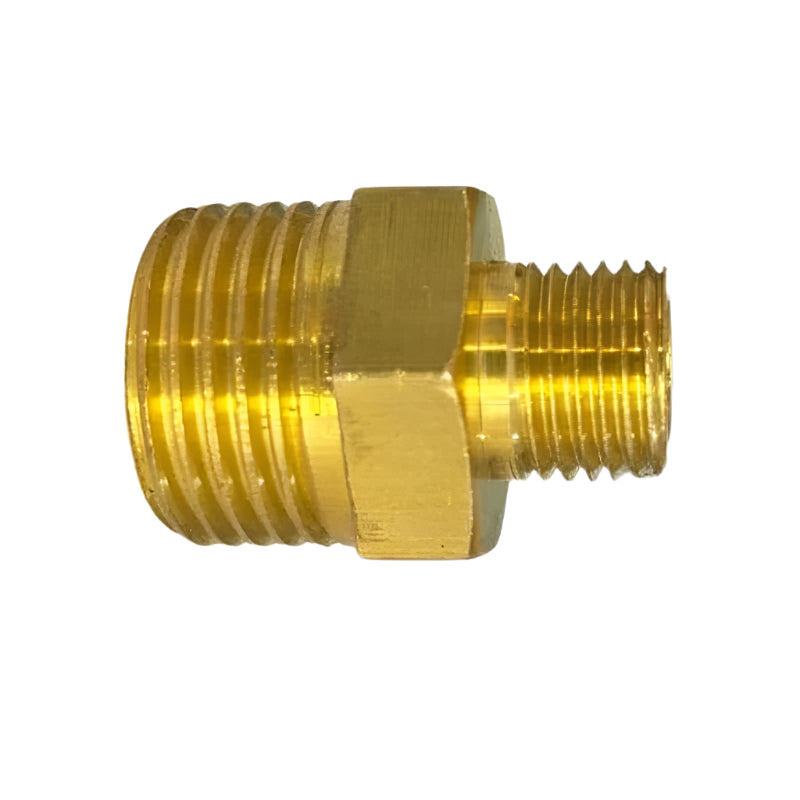 Brass Reducer Nipple 1/2" x 1/4