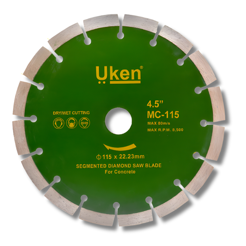 DIAMOND BLADE CONCRETE CUTTING 115MM UKEN