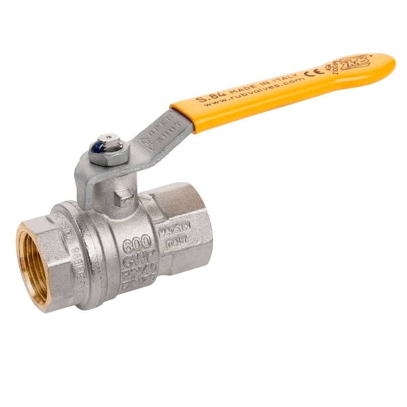 BALL VALVE BRASS EN331 RUB BONOMI (S84F00) 1"