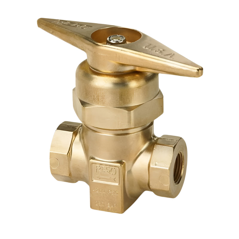 HIGH PRESSURE GAS MASTER SHUT-OFF VALVE (1"-11 1/2" NPSM R.H X 1"-11 1/2" NPSM R.H) REGO HP9563CR