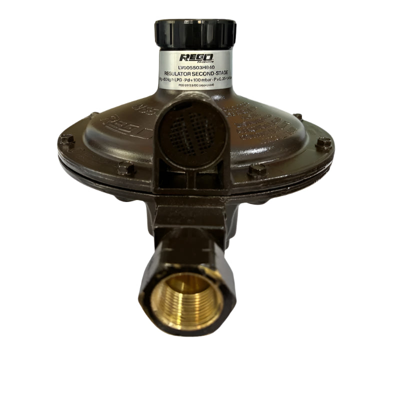LV5503H840 REGULATOR 50KG/HR (3/4" F.NPT X 1" F.NPT) (70-210 MBAR) REGO USA