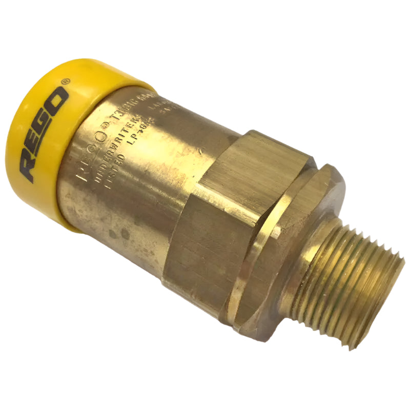 SAFETY RELIEF VALVE EXTERNAL POP ACTION 250PSI 3/4" M.NPT BRASS REGO T3131G