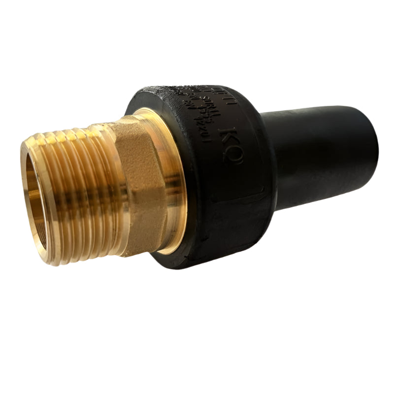 TRANSITION COUPLER PE SDR 11 20MM X 1/2