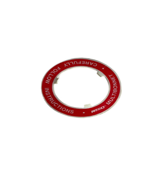 WARNING NAMEPLATE REGO 002550-40P