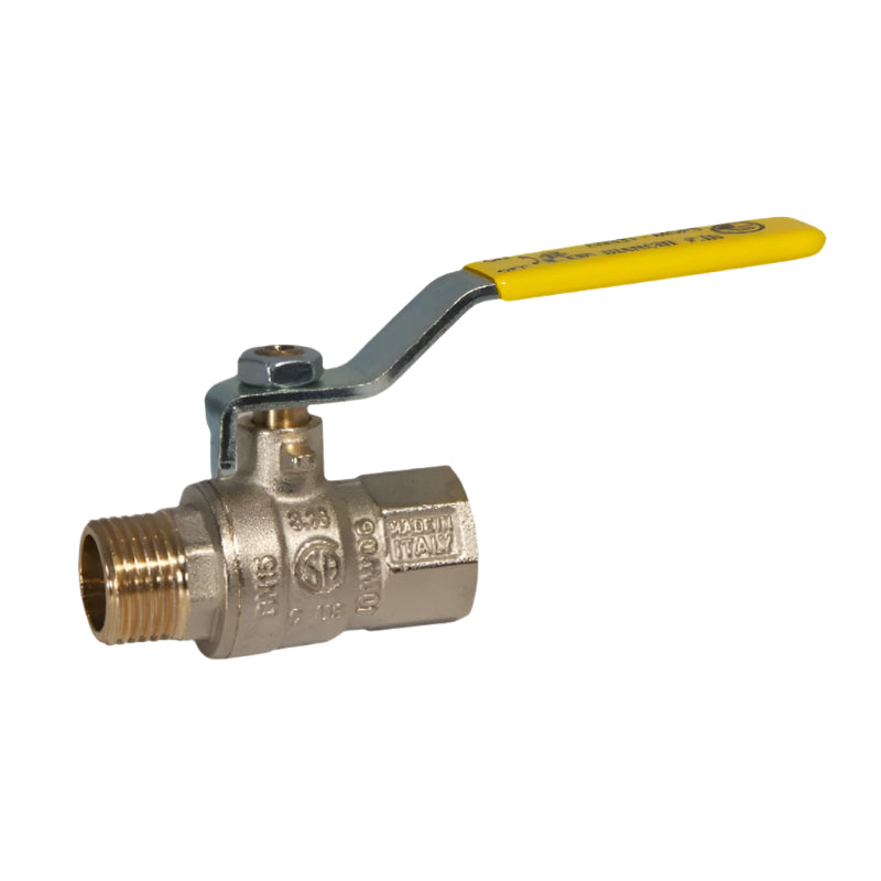 BALL VALVE BRASS BIANCHI 1/2"M X 1/2"F