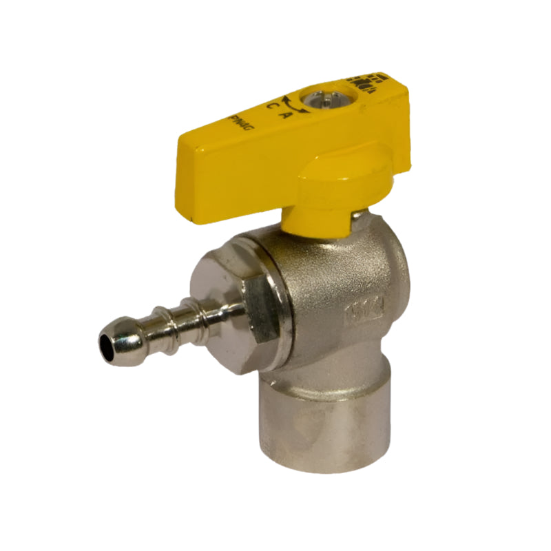 BALL VALVE BIANCHI ANGLE 1/2"F X 3/8"H