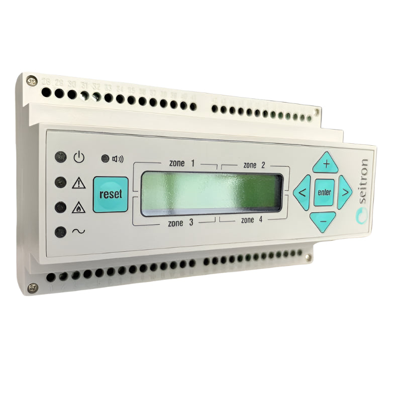 GAS CONTROL PANEL 8 ZONE ADDRESSABLE (RYM02M 8008 SE)  SEITRON ITALY
