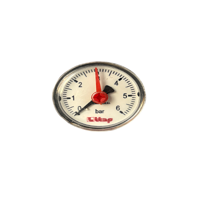 PRESSURE GAUGE 0-6BAR 2" DIAL BACK CONN. (483B014R) ITAP