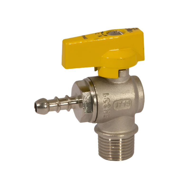 BALL VALVE BIANCHI ANGLE 1/2"M X 3/8"H