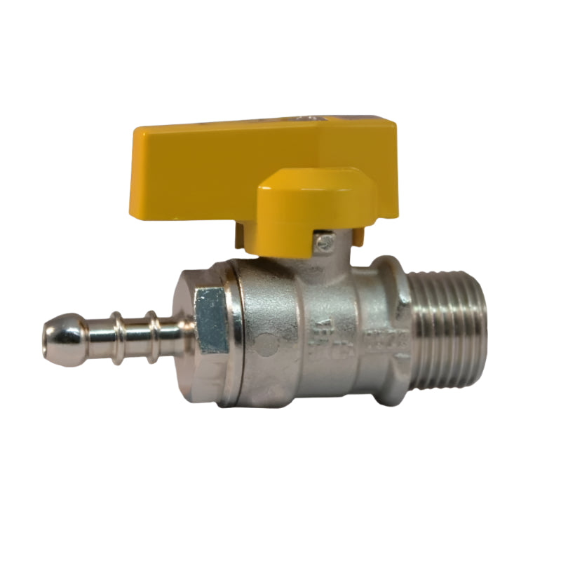 BALL VALVE BIANCHI STRAIGHT 1/2"M X 3/8"H