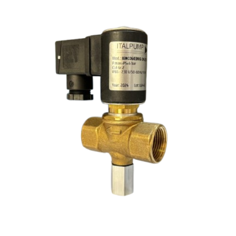 SOLENOID VALVE NC MNUL BRASS 230AC 6BAR NPT 3/4" ITP-ITALY