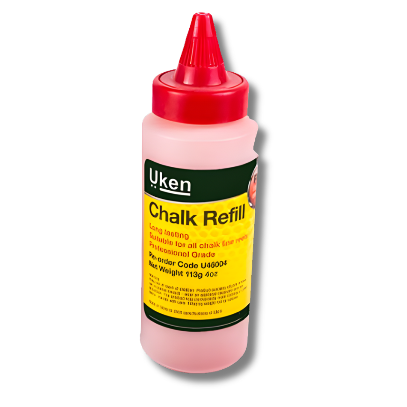 CHALK LINE POWDER 40Z RED UKEN