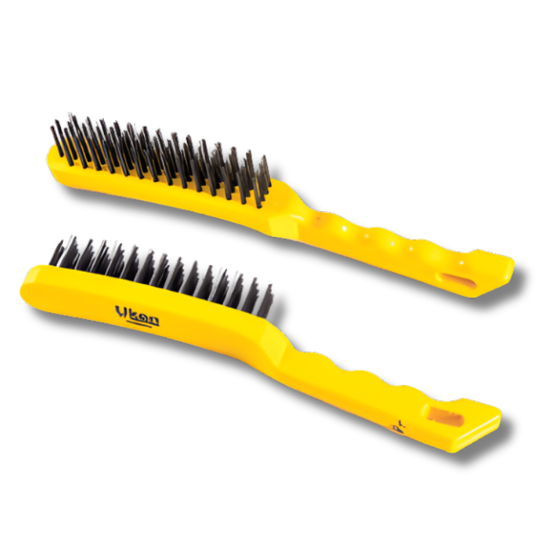 HAND WIRE BRUSH PLASTIC HANDLE UKEN