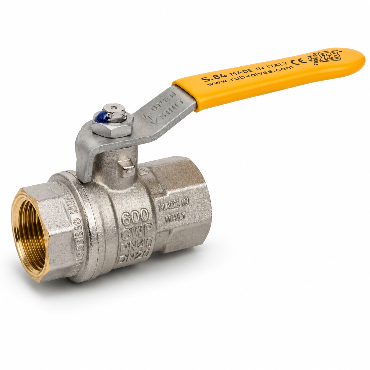 Ball Valve Brass EN331 Rub Bonomi (S84F00) 1"