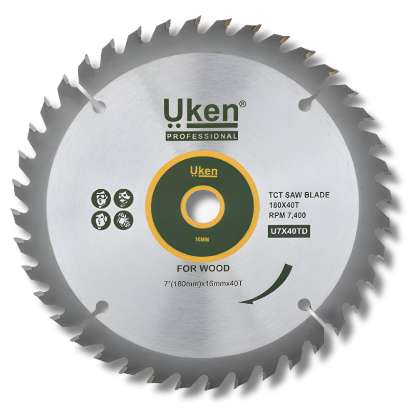 CIR SAW BLADE 7" X40T UKEN