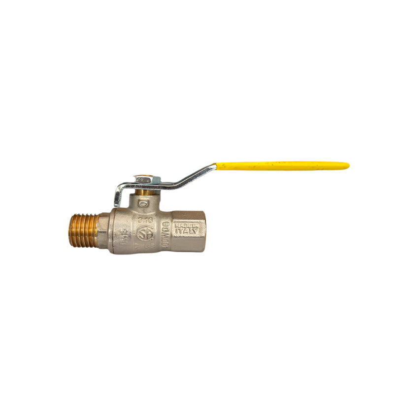 BALL VALVE BRASS NPT MALE X FEMALE 1/2" GB ITALY