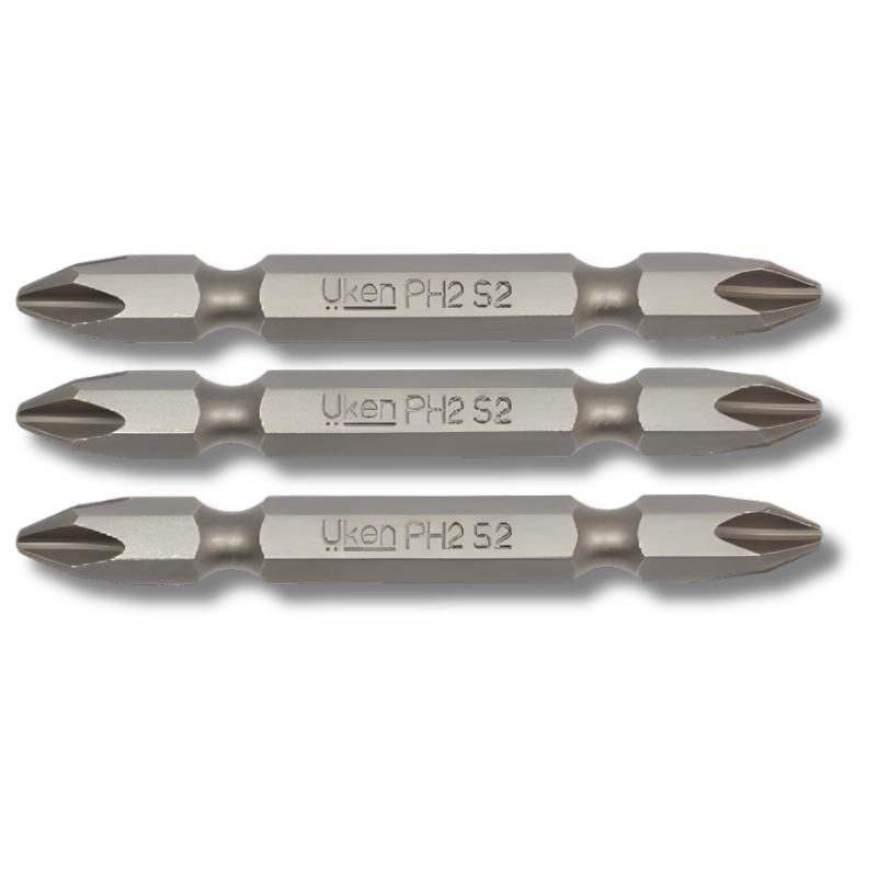 SCREW BIT DOUBLE END PH2 X 65MM(10PCS/SET) UKEN