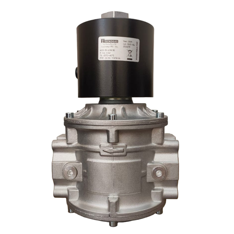 SOLENOID VALVE TCN NC AUTO ALUM 24VDC 6BAR NPT 2"