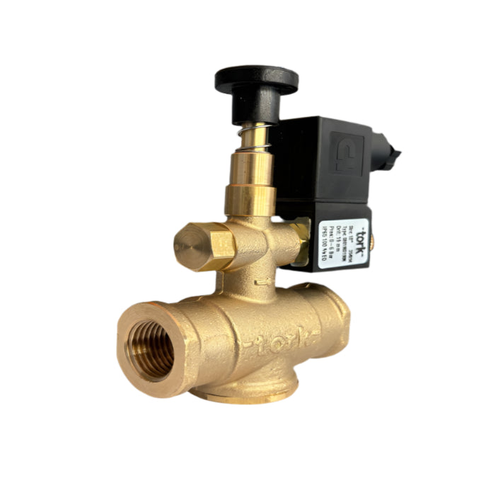 SOLENOID VALVE (0-6 BAR) NC MANUAL 230VAC S8019 TORK 3/4"